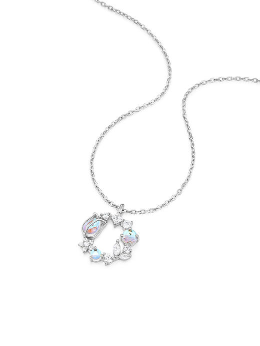 KADER卡蒂罗 郁金香花环项链 女2023新爆款轻奢小众925银锁骨链七夕礼物 商品图2