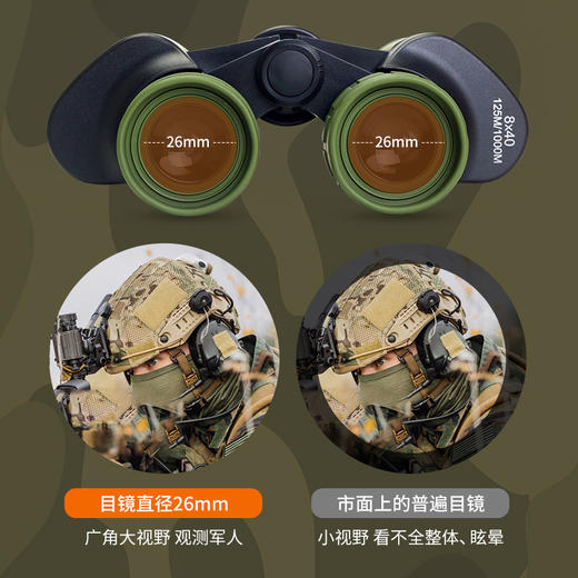 贝得乐8X40刀锋夜视双筒望远镜（两色可选） 商品图1