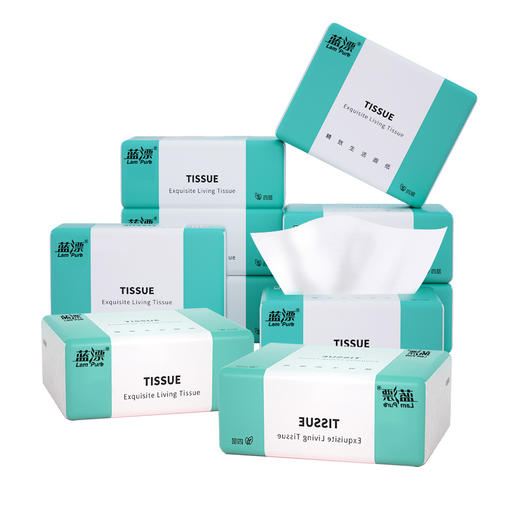 【自营】【自营】蓝漂 竹浆白色10包/20包抽纸 商品图0