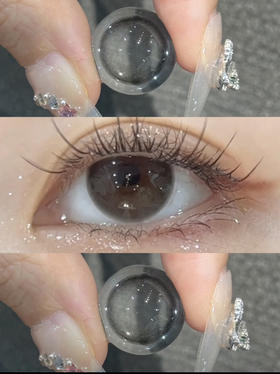 月抛 Bennycat 软软黑灰 14.2 自然黑灰