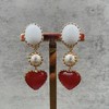 订购5个月到｜Gripoix Paris-Vintage-Heart and pearl-爱心 琉璃 耳环［法国设计师］ 商品缩略图2