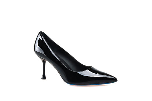 豪麟名鞋奥莱LORIBLU女鞋皮鞋牛移膜革LR4500P黑色  原价4960元 商品图0