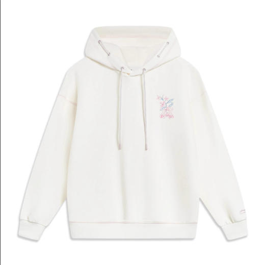 【S/M/L/XL断码】李宁中国文化系列女子套头连帽卫衣2023新品舒适透气上衣AWDT380【库存有限，如无货将做退款，介意慎拍！】 商品图4