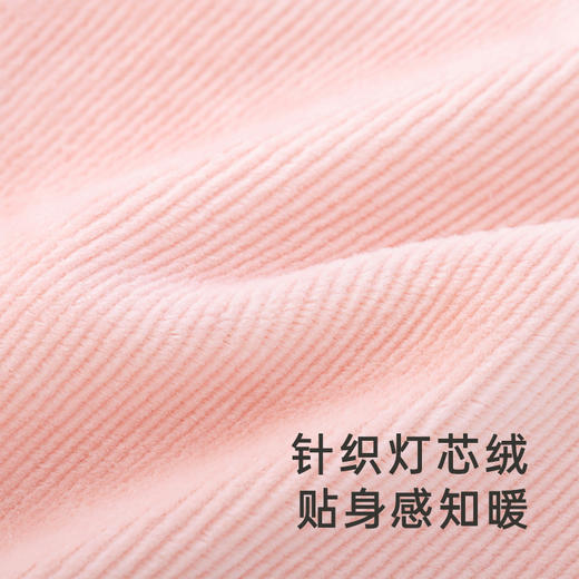 【商场同款】英氏女童长袖套头衫灯芯绒上衣秋冬保暖上装 商品图2