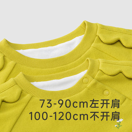 【商场同款】英氏女童连衣裙假两件加绒保暖秋冬可爱裙子 商品图1