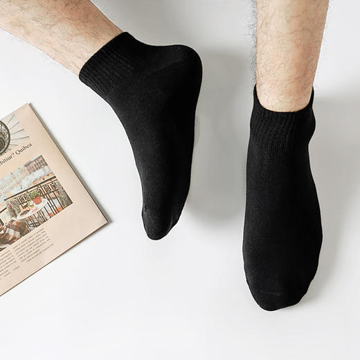 都市丽人都市锋尚简约系列精梳棉袜子短筒袜中厚款男士常规袜新年本命年红品FC3CB3 商品图0