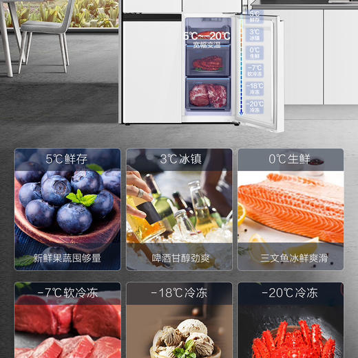 海尔（Haier）冰箱 BCD-506WGHTD14WWU1 商品图9
