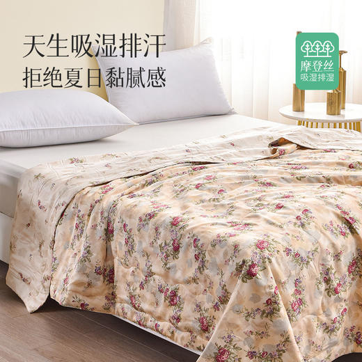 雅芳婷摩登丝夏薄被空调被专柜同款春夏新品夏被家居空调被夏凉被 商品图4