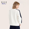 ELLE Active 秋冬圆领长袖卫衣宽松撞色百搭休闲运动女士亲肤上衣 商品缩略图3