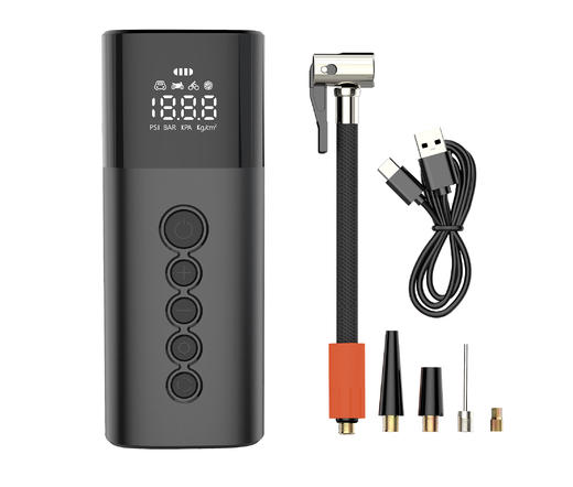 车载充气泵 无线汽车轮胎打气泵打气筒加气泵小车便携双缸充气宝 商品图3