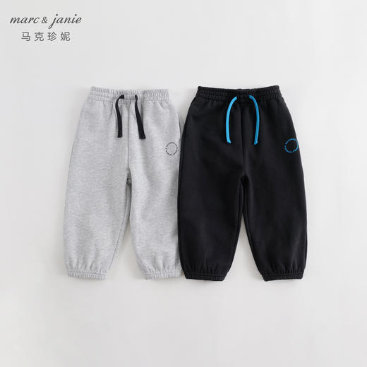 马克珍妮秋装新款 男童全棉宽松束脚运动裤 儿童裤子231662 商品图0