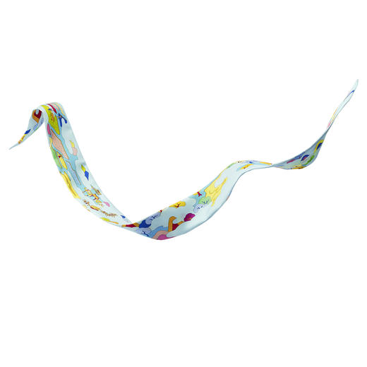 “桃花源”主题窄带丝巾 商品图3