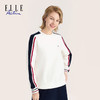 ELLE Active 秋冬圆领长袖卫衣宽松撞色百搭休闲运动女士亲肤上衣 商品缩略图0