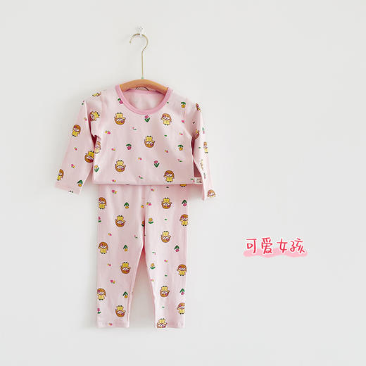 【火火兔甄选】【儿童睡衣套装秋冬男女童宝宝A类纯棉卡通莱卡家居服内衣两件套】甄选新疆长绒棉，云感棉 柔软 透气 不闷汗，直筒宽松版型 穿上就不想脱的舒适，多种颜色选择，色牢度高 不易掉色。 商品图5