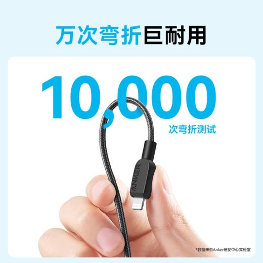 【热销】Anker安克 Type-C快充数据线 苹果MFi适用于苹果手机C口转lightning快充线 A81A5/6 商品图1