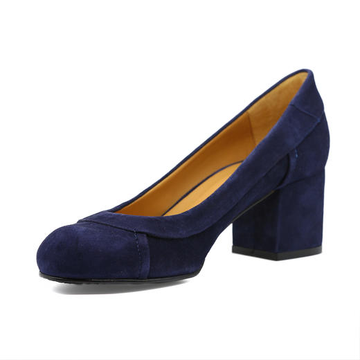 #断码特价37码&39码#西班牙原产优雅舒适女时装鞋蓝色22359 商品图3