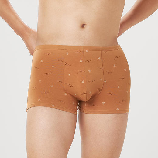 都市丽人都市锋尚日常休闲40S棉拉架棉质平角男士内裤FK3CD7 商品图1