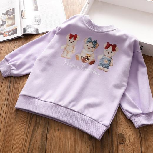 【女童卫衣！宝宝卡通休闲】圆领宽松上衣中小儿童韩版套头装春秋打底衫 商品图6