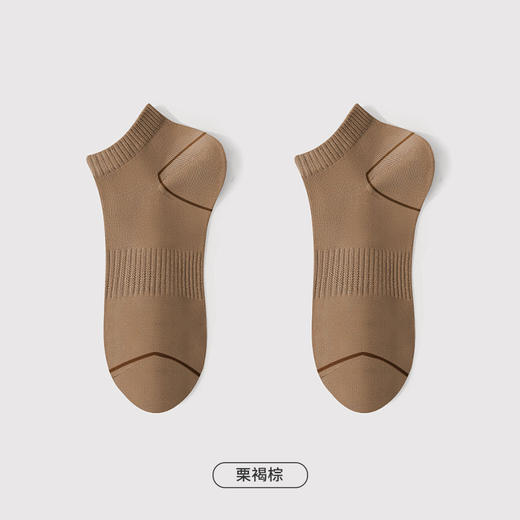 都市丽人都市锋尚简约系列高含棉袜子船袜中厚款男士常规袜FC3DE1 商品图6