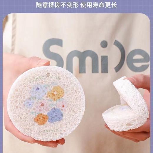 （5条装福利）海绵擦压缩木浆棉去污洗碗布吸水变大魔力擦 商品图4