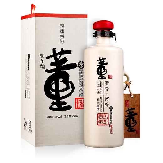 董酒 何香 54度 董香型白酒 750ml*2瓶 商品图1