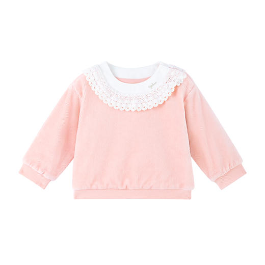 【商场同款】英氏女童长袖套头衫灯芯绒上衣秋冬保暖上装 商品图4