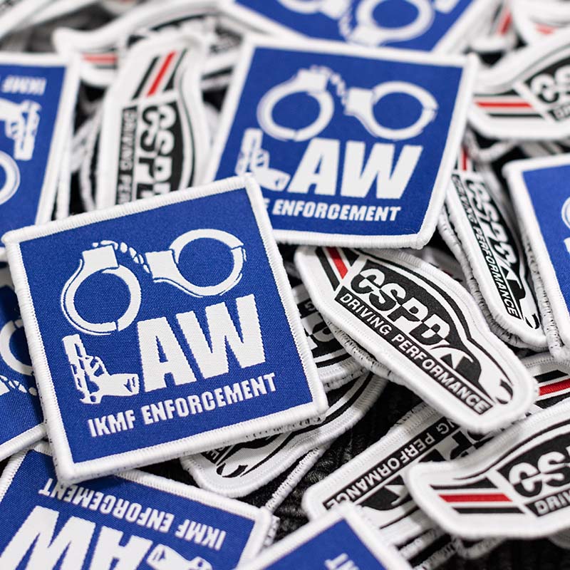 警用织唛标魔术贴章CSPD特驾战术贴章