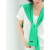 COCOBELLA凉感舒适圆领短袖T恤女绿色针织披肩套装NFS601 商品缩略图3
