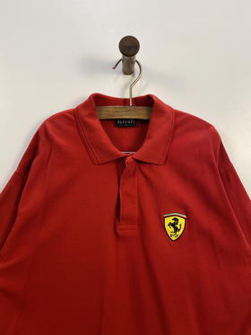 Y2K Vintage Ferrari 法拉利 短袖POLO衫 _SPL(M)
