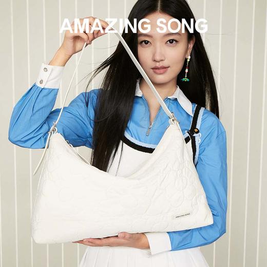 Amazing Song乙颂 蛋仔包单肩斜挎包包女款新款大容量通勤托特包 商品图3