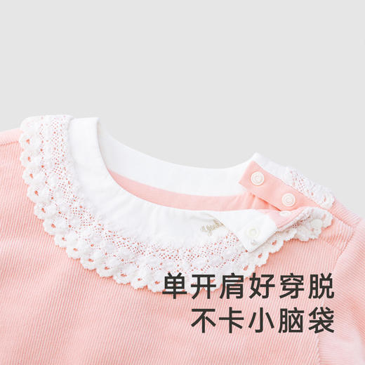 【商场同款】英氏女童长袖套头衫灯芯绒上衣秋冬保暖上装 商品图3