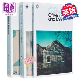 预售 【中商原版】约翰 斯坦贝克John Steinbeck经典作品集3册套装 英文原版 East of Eden 人鼠之间 愤怒的葡萄 伊甸之东