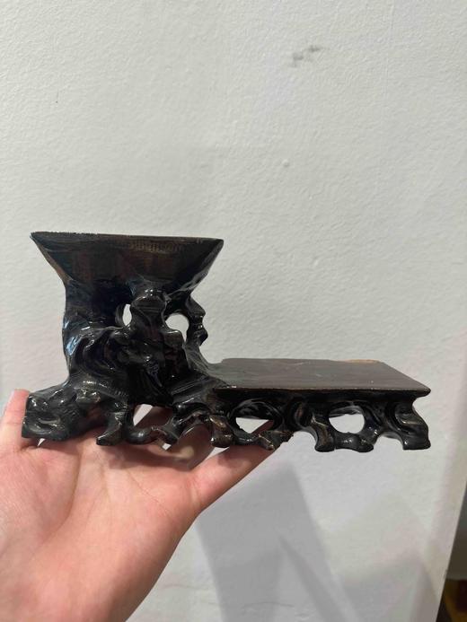 260鸡翅木高低壶托 商品图0