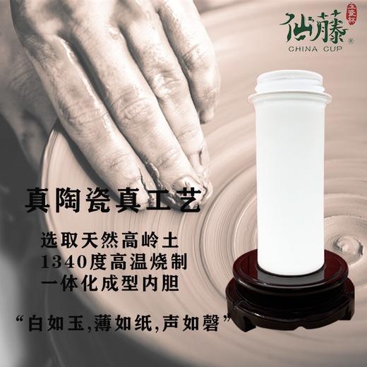 仙藤肉肉杯 亲肤级硅胶外套玉瓷内胆保温杯瑜伽杯养生杯 商品图12