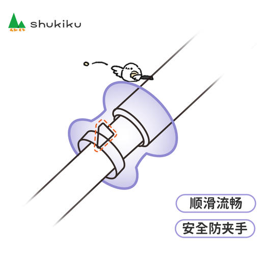 shukiku舒可酷x点赞鹅ip联名儿童晴雨伞 商品图2