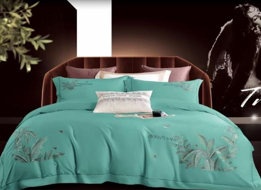 高奢磨毛刺绣四件套2.0*2.3m G117900021 商品图1