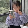 【春秋季新款！泡泡格开衫外套】女童外套2023春秋季新款，泡泡格气质开衫，儿童洋气圆领休闲长袖外套-li-SH 商品缩略图2