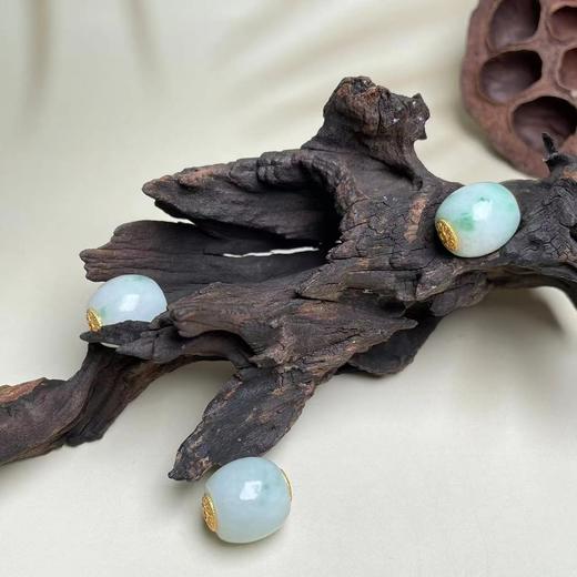 s925翡翠吊坠-贴片转运桶珠6 商品图0