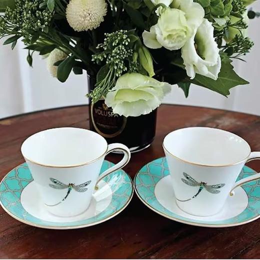 韩国进口HANKOOK绿色蜻蜓咖啡杯套件4件 商品图2