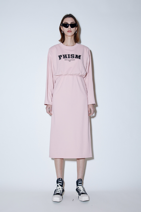 圆领长袖短上衣