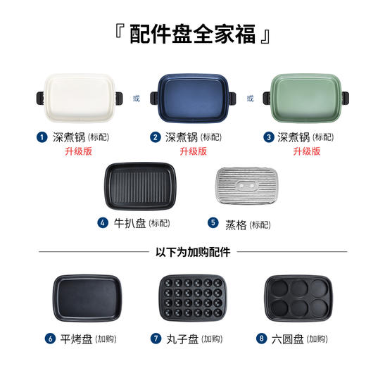 【摩飞专场】零售英国摩飞MR9088多功能料理锅电烧烤锅烤炉网红火锅烤肉机一体家用- 商品图12