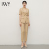 IWY/时尚卡其色西装套装女夏季短袖职业装售楼部酒店前台工作服CP11252 商品缩略图0