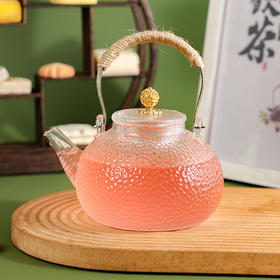 围炉煮茶工具玻璃茶具配件器皿茶壶泉煮密封茶壶