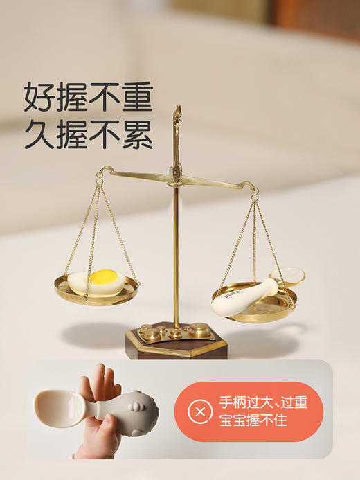 Thyseed世喜 弯弯训练勺 学吃饭训练 婴儿勺子叉子套装 儿童餐具自主进食 商品图3