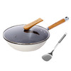 绣渤意荷叶系列32cm蜂窝不锈钢中式炒锅 商品缩略图5