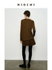 HIDEMI 叠穿神器 极简圆领超软糯宽松廓形长袖亲肤长袖T恤  巧克力色/浅灰色/黑色/白色 商品缩略图10