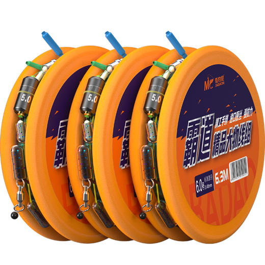 佳钓尼霸道精绑大物线组套装草青鱼鲟鱼巨物加强节鲢鳙配件主线组 商品图3