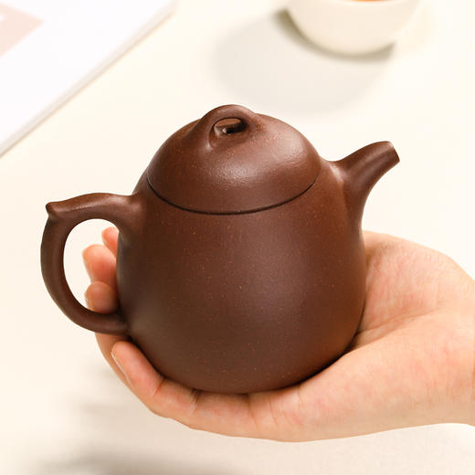 梵匠 家藏自练老紫泥『秦权』460万景舟款复刻   经典实用 宜兴原矿紫砂壶 收藏紫砂艺术品 180cc 商品图3