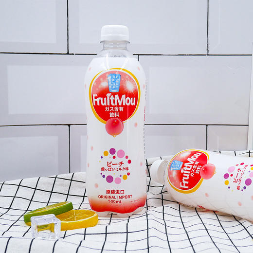 500ml果乐吩含气水蜜桃酸乳味饮料 商品图0