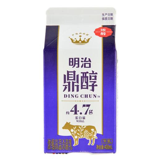 明治鼎醇牛乳400mL/盒 商品图1